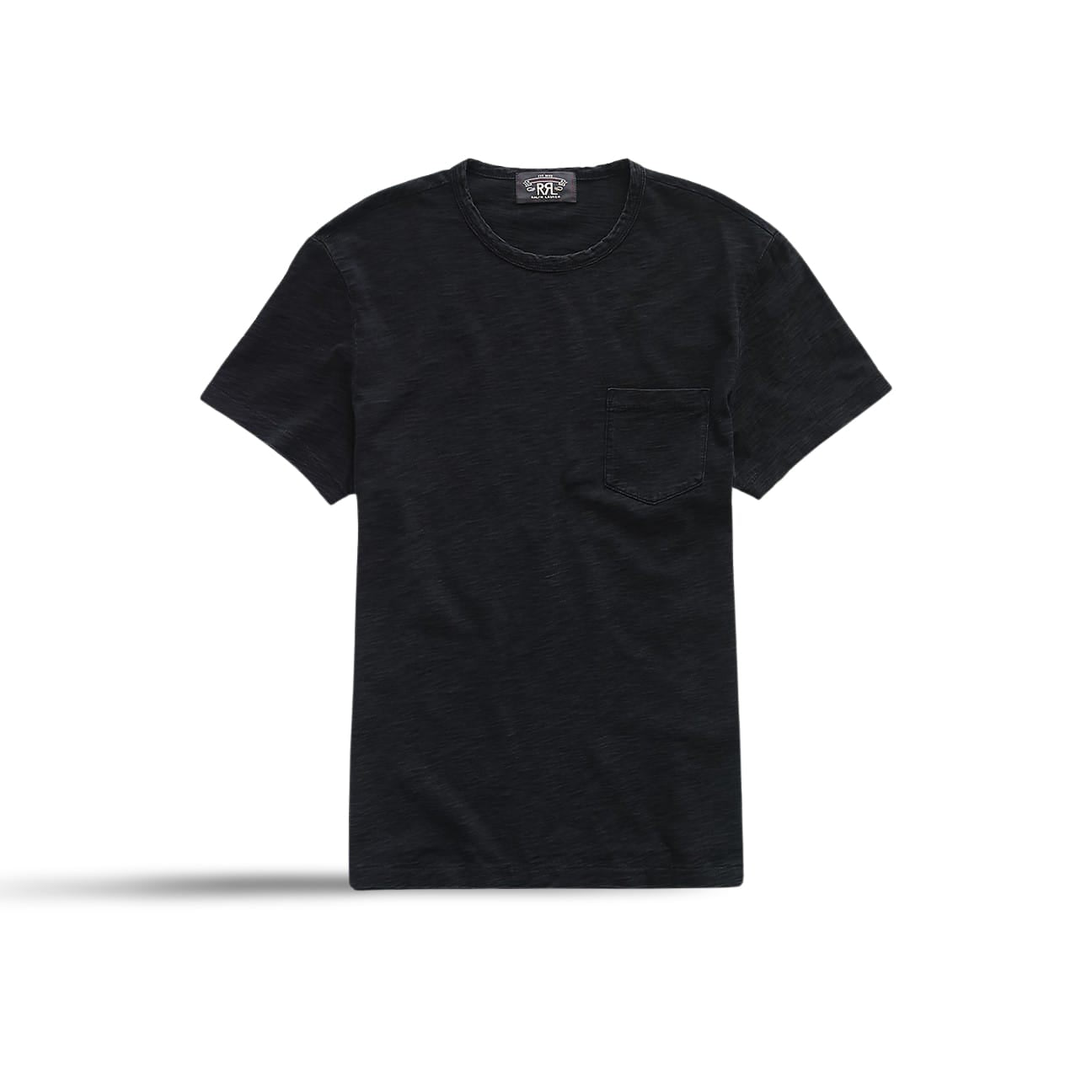 RRL T-Shirt uomo tinta in Indigo Nero