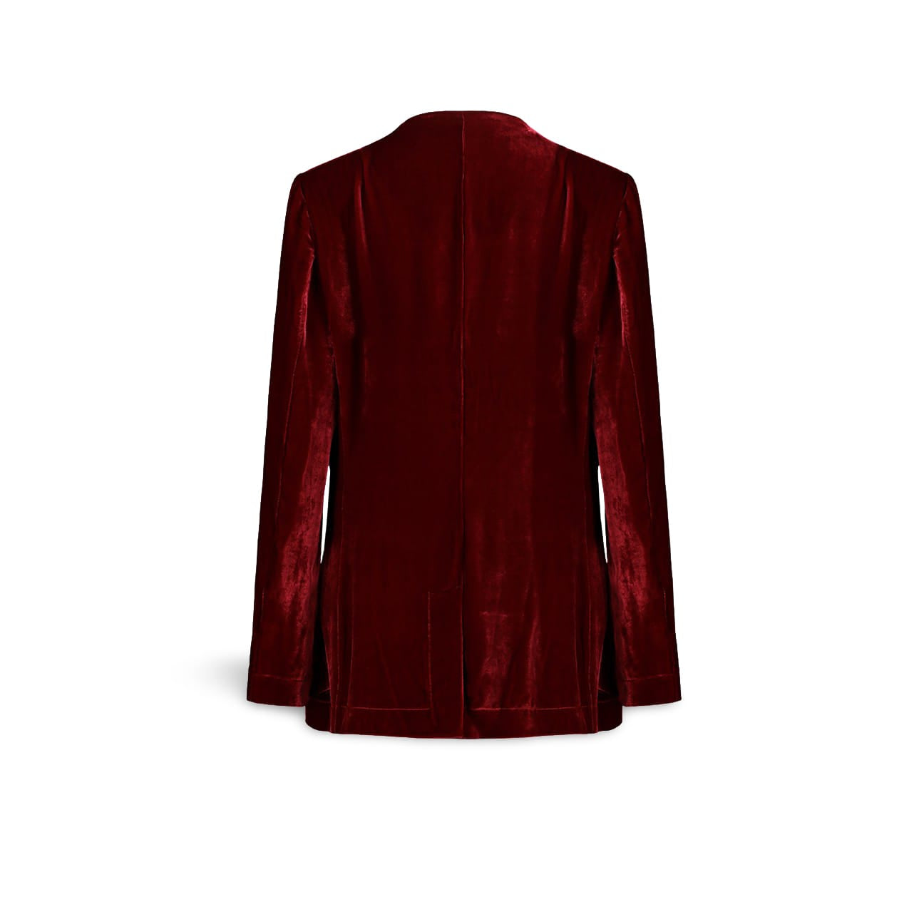 SIYU Giacca donna in velluto Rubino