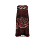 SIYU Gonna jacquard geometrico Rosso