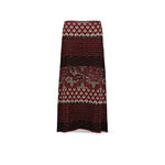 SIYU Gonna jacquard geometrico Rosso
