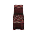SIYU Gonna jacquard geometrico Rosso