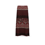 SIYU Gonna jacquard geometrico Rosso