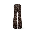 SIYU Pantalone  donna a palazzo Animalier Print