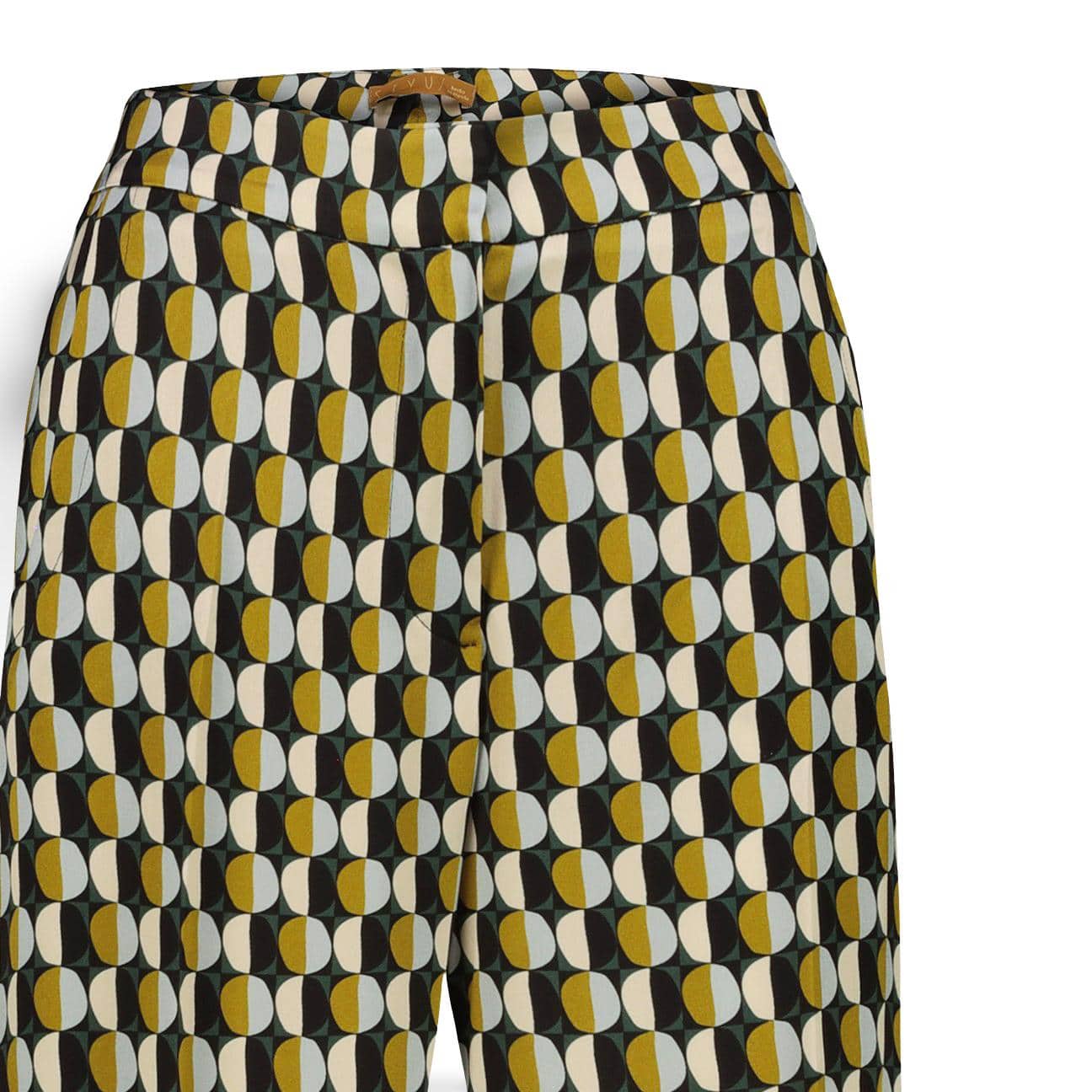 SIYU Pantalone donna stampa geo Blue Olio