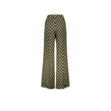 SIYU Pantalone donna stampa geo Blue Olio