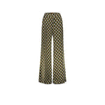 SIYU Pantalone donna stampa geo Blue Olio