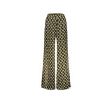 SIYU Pantalone donna stampa geo Blue Olio
