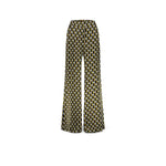 SIYU Pantalone donna stampa geo Blue Olio