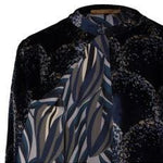 SIYU Spolverino reversibile in velluto Blue