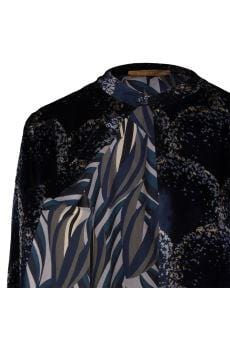 SIYU Spolverino reversibile in velluto Blue