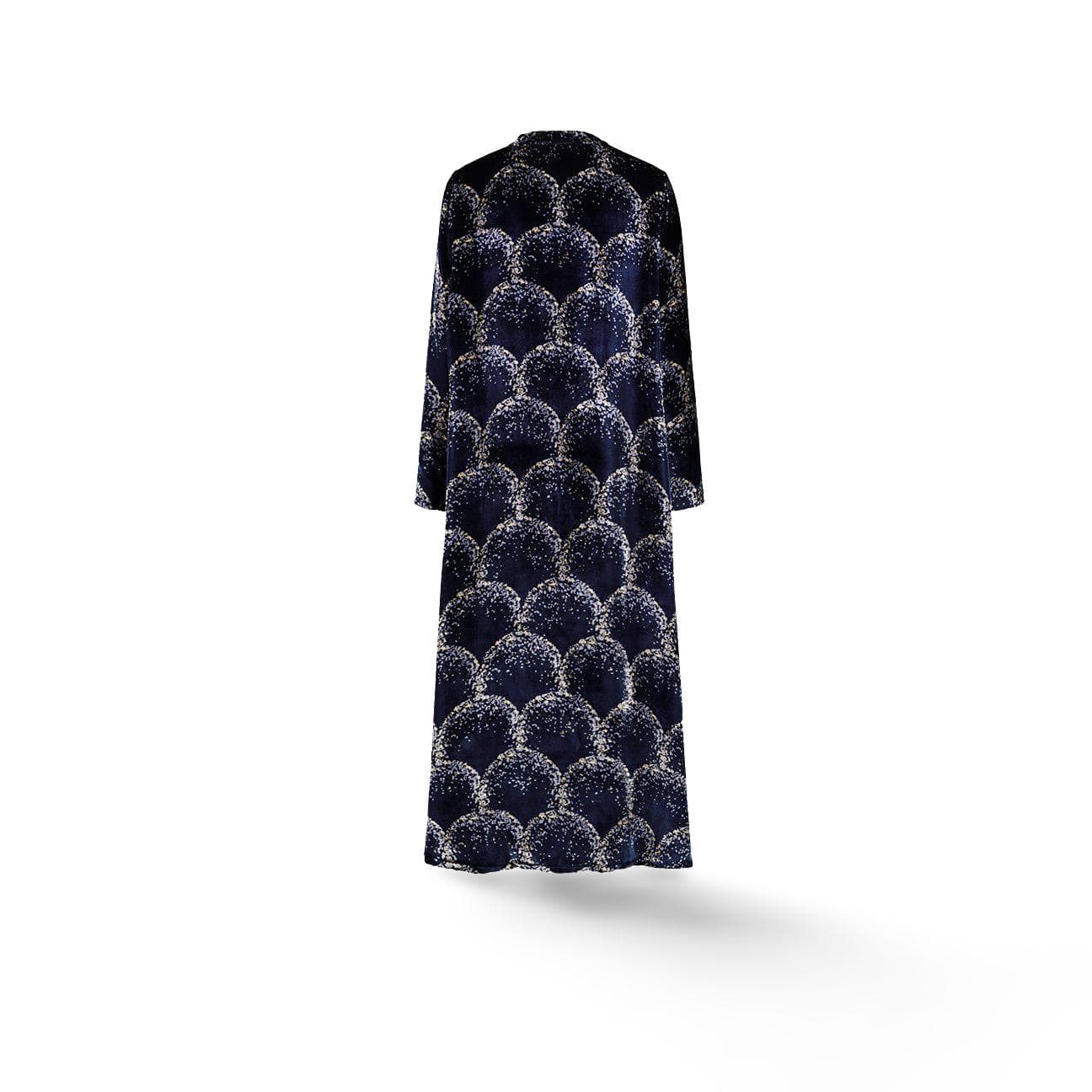 SIYU Spolverino reversibile in velluto Blue