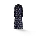 SIYU Spolverino reversibile in velluto Blue