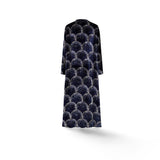 SIYU Spolverino reversibile in velluto Blue