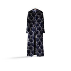 SIYU Spolverino reversibile in velluto Blue