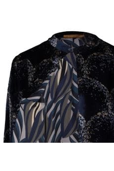 SIYU Spolverino reversibile in velluto Blue