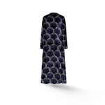 SIYU Spolverino reversibile in velluto Blue