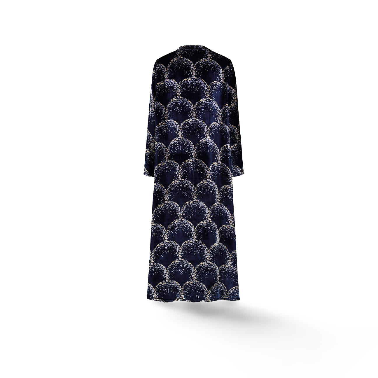 SIYU Spolverino reversibile in velluto Blue