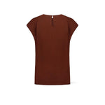 SIYU Top in viscosa Marrone