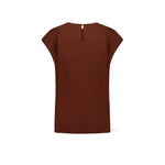 SIYU Top in viscosa Marrone