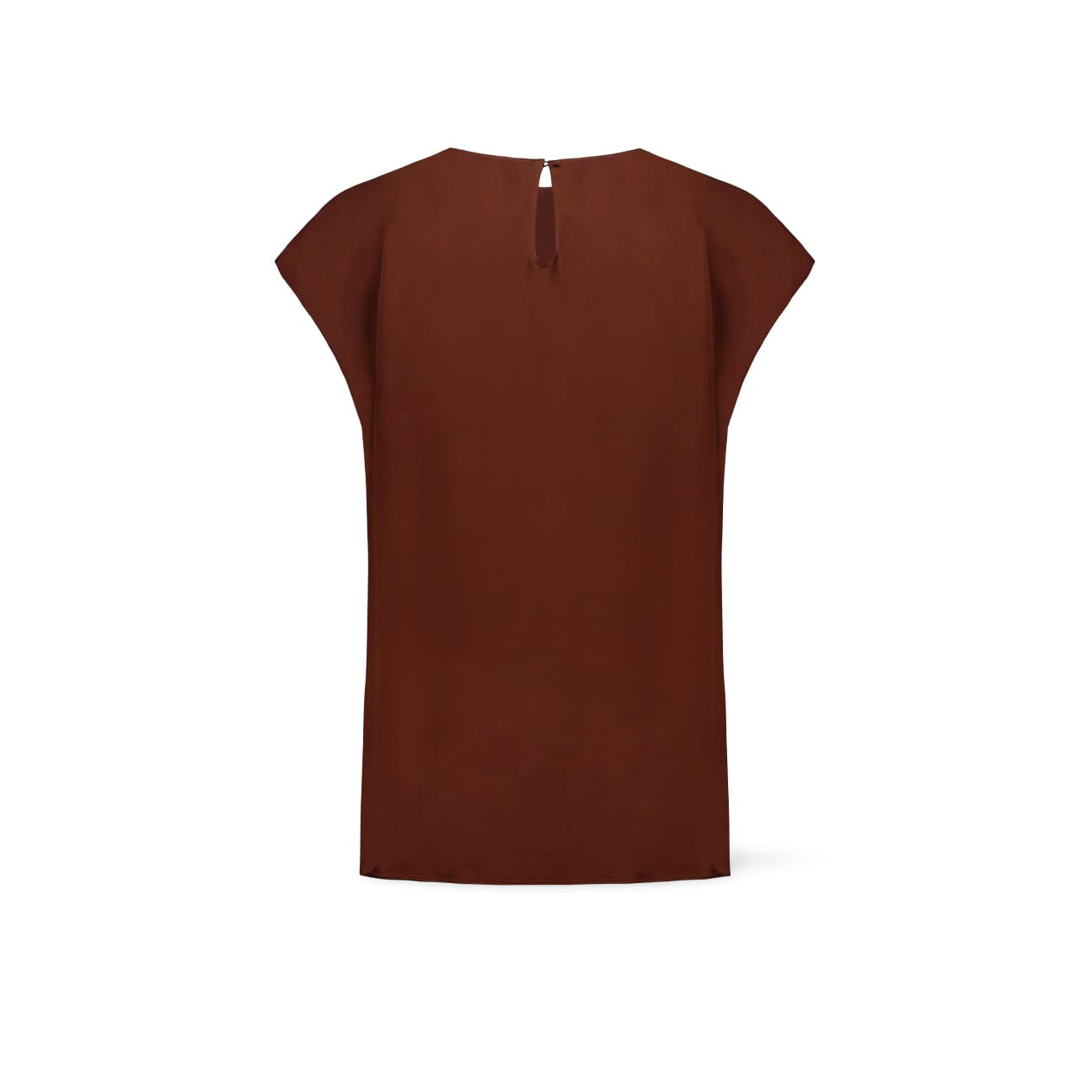 SIYU Top in viscosa Marrone