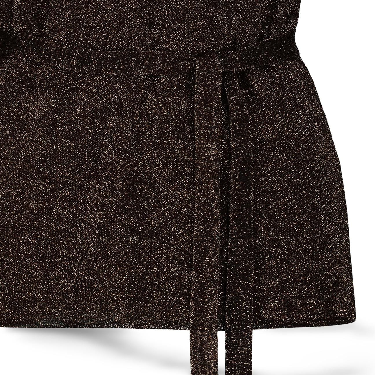 SIYU Top monospalla in lurex Bronzo