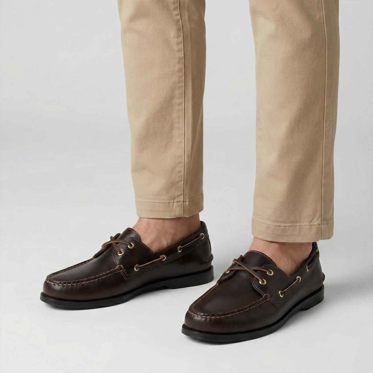 SPERRY Mocassino uomo Amaretto Leather Smooth Brown