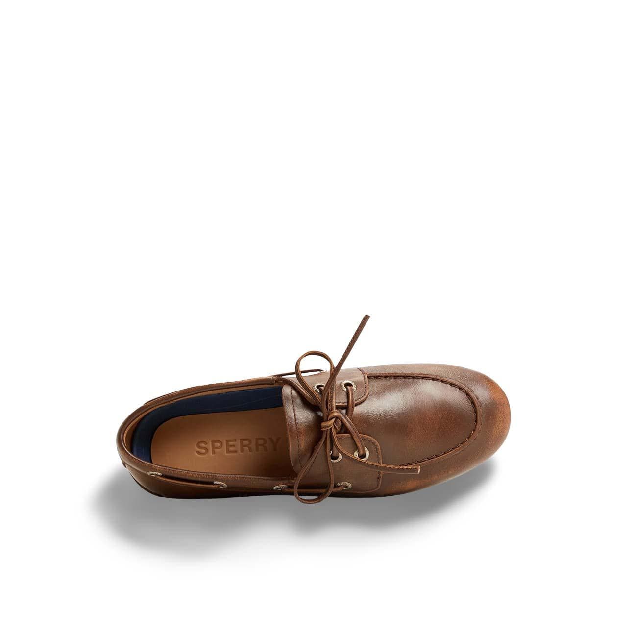 SPERRY Slim Boat donna in pelle Tan