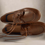 SPERRY Slim Boat donna in pelle Tan