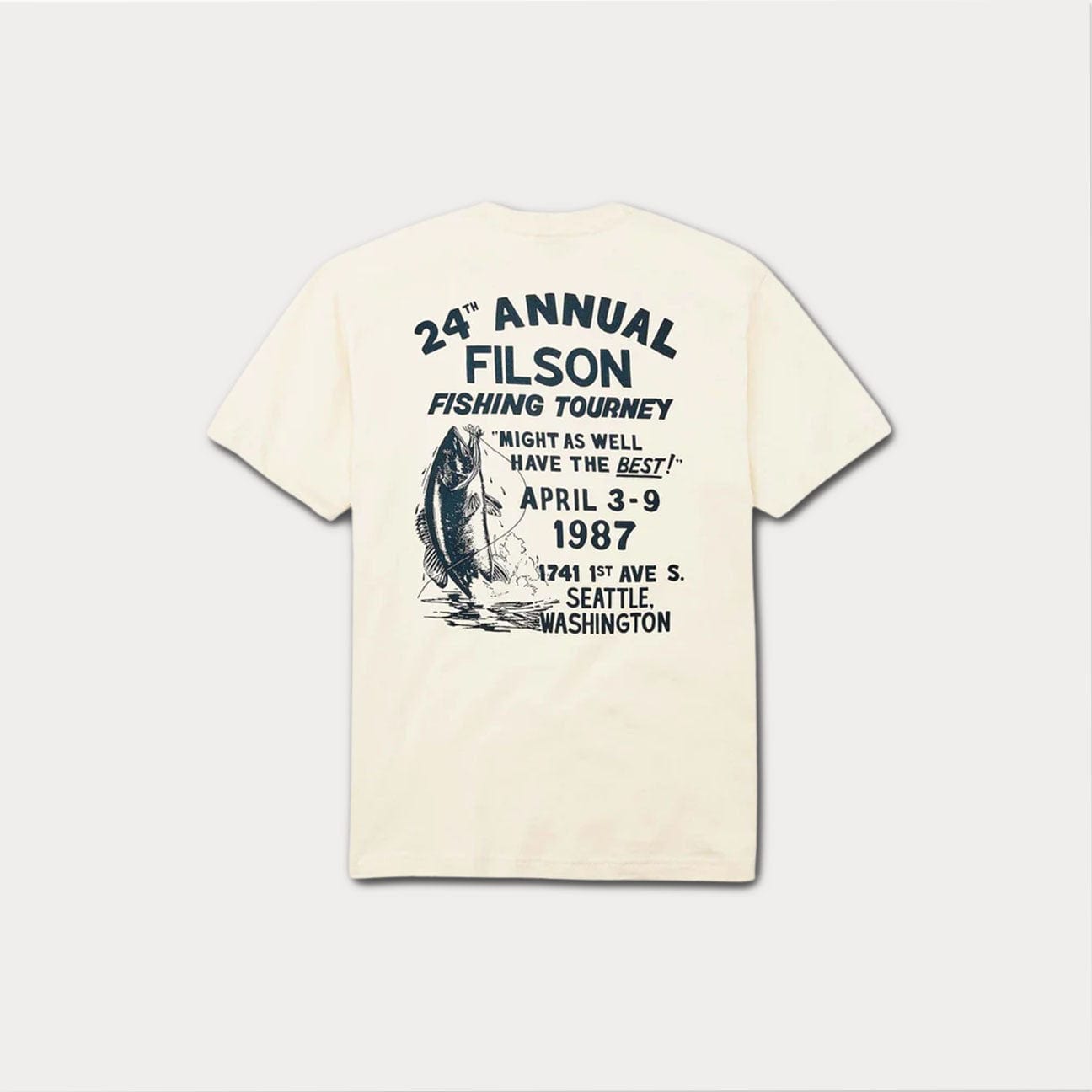 FILSON T-Shirt Pioneer Grafica Stone