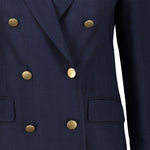 TAGLIATORE Blazer donna Parigi  in viscosa doppiopetto Blue