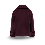 TAGLIATORE Caban donna Sheila in alpaca Bordeaux