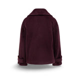 TAGLIATORE Caban donna Sheila in alpaca Bordeaux