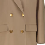 TAGLIATORE Cappotto donna Berenice in lana e cashmere Beige
