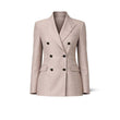 Damen-Zweireiherjacke Paris aus Wolle-Seide Beige