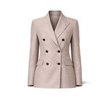 TAGLIATORE Giacca donna Parigi doppiopetto in lana seta  Beige