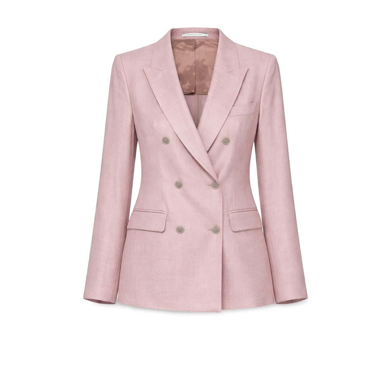 TAGLIATORE Giacca donna Parigi doppiopetto in lana seta  Rosa