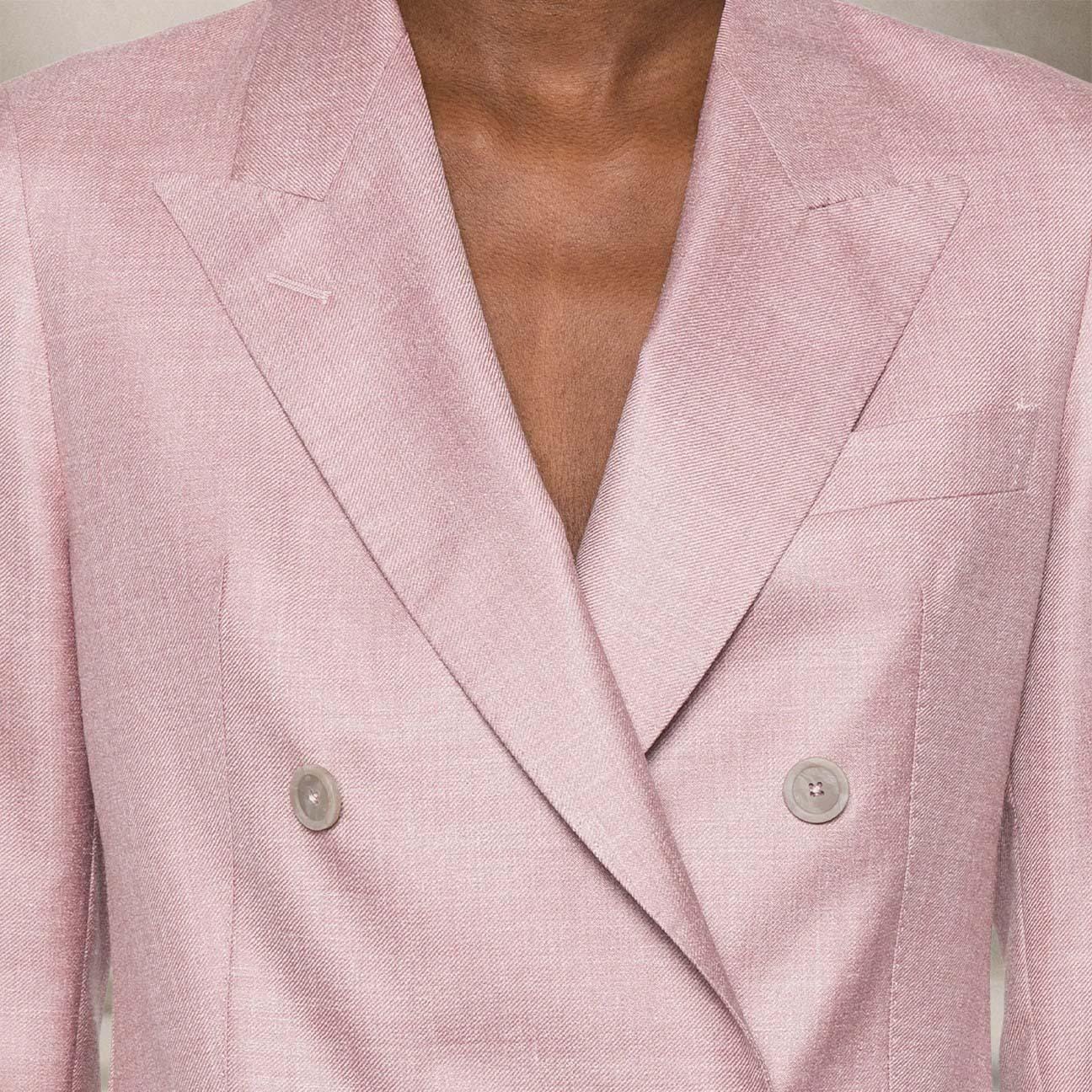 TAGLIATORE Giacca donna Parigi doppiopetto in lana seta  Rosa