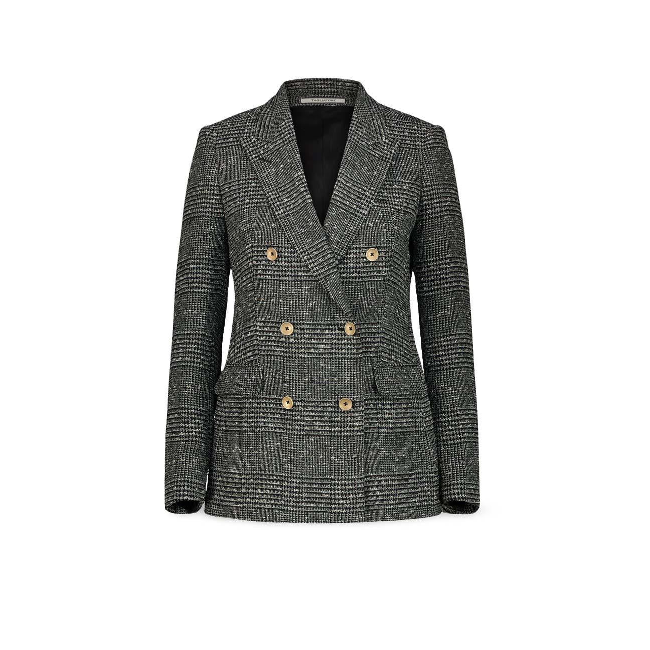 TAGLIATORE Giacca donna Parigi pied de poule Grigio