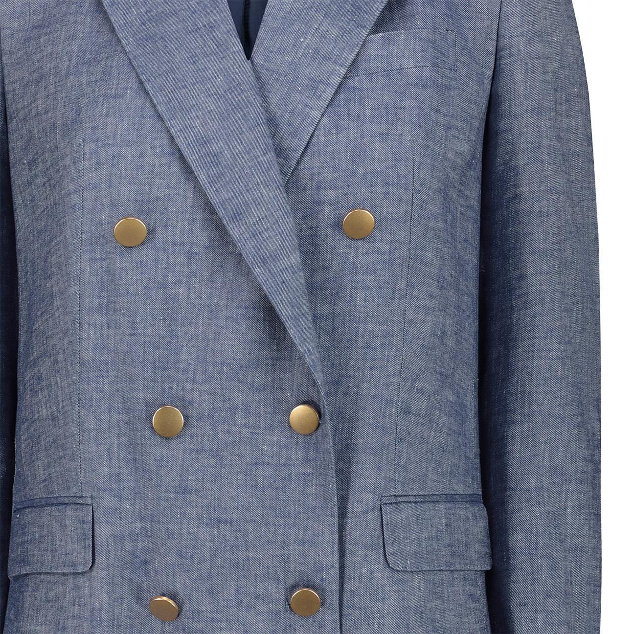 TAGLIATORE Giacca Jasmine in lino Denim