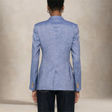 TAGLIATORE Giacca Jasmine in lino Denim