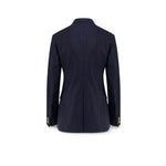 TAGLIATORE Tailleur donna Parigi  in lino e viscosa Blue