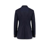 TAGLIATORE Tailleur donna Parigi  in lino e viscosa Blue