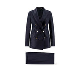 TAGLIATORE Tailleur donna Parigi  in lino e viscosa Blue