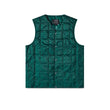 Gilet col V homme vert