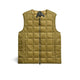 TAION Gilet uomo zip Beige