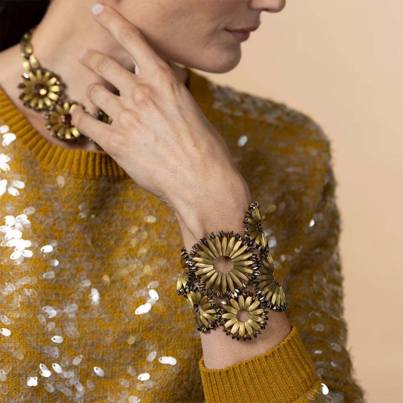 TATABORELLO Bracciale Girasole Oro