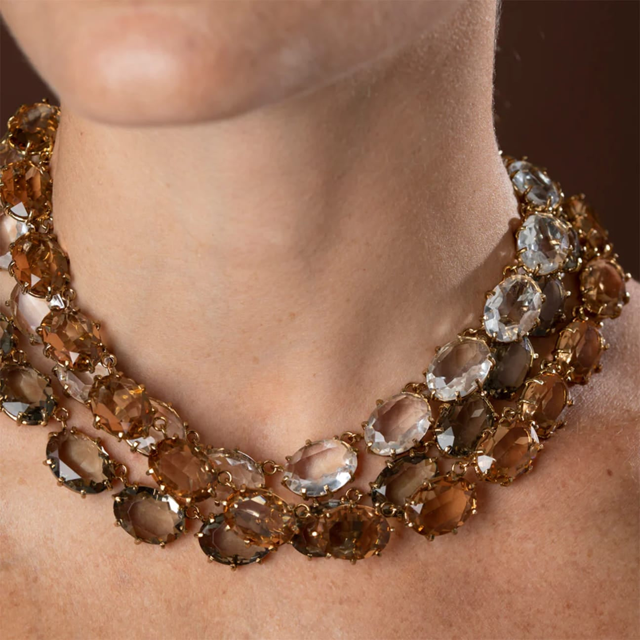 TATABORELLO Collana Apollonia Cristallo