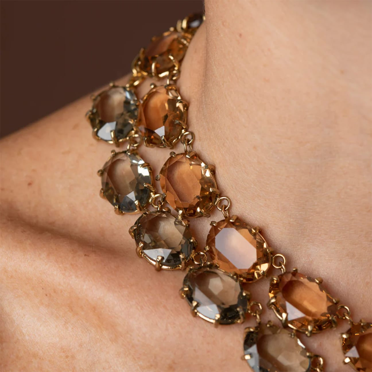 TATABORELLO Collana Apollonia Grigio