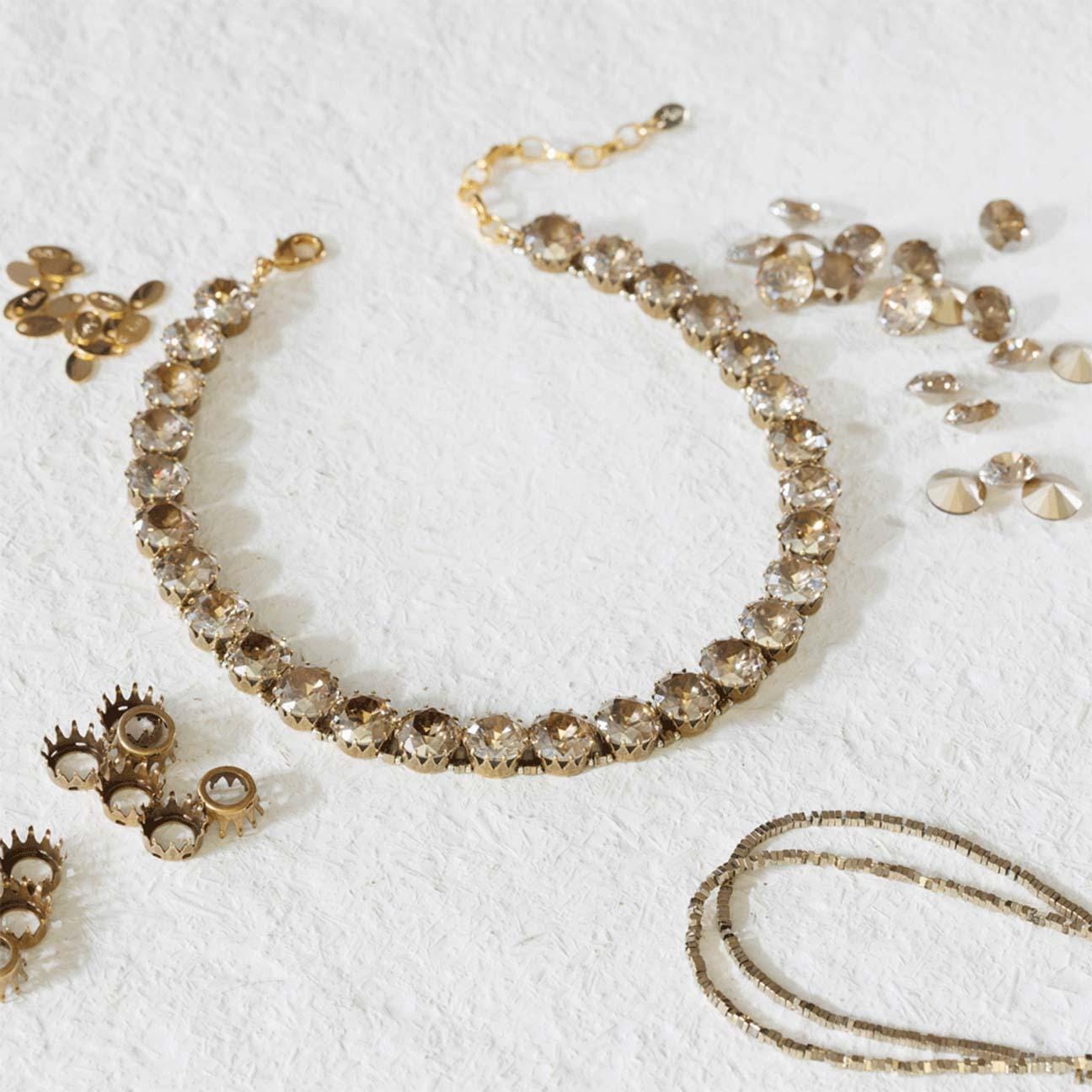 TATABORELLO Collana Apollonia Miele Dorato