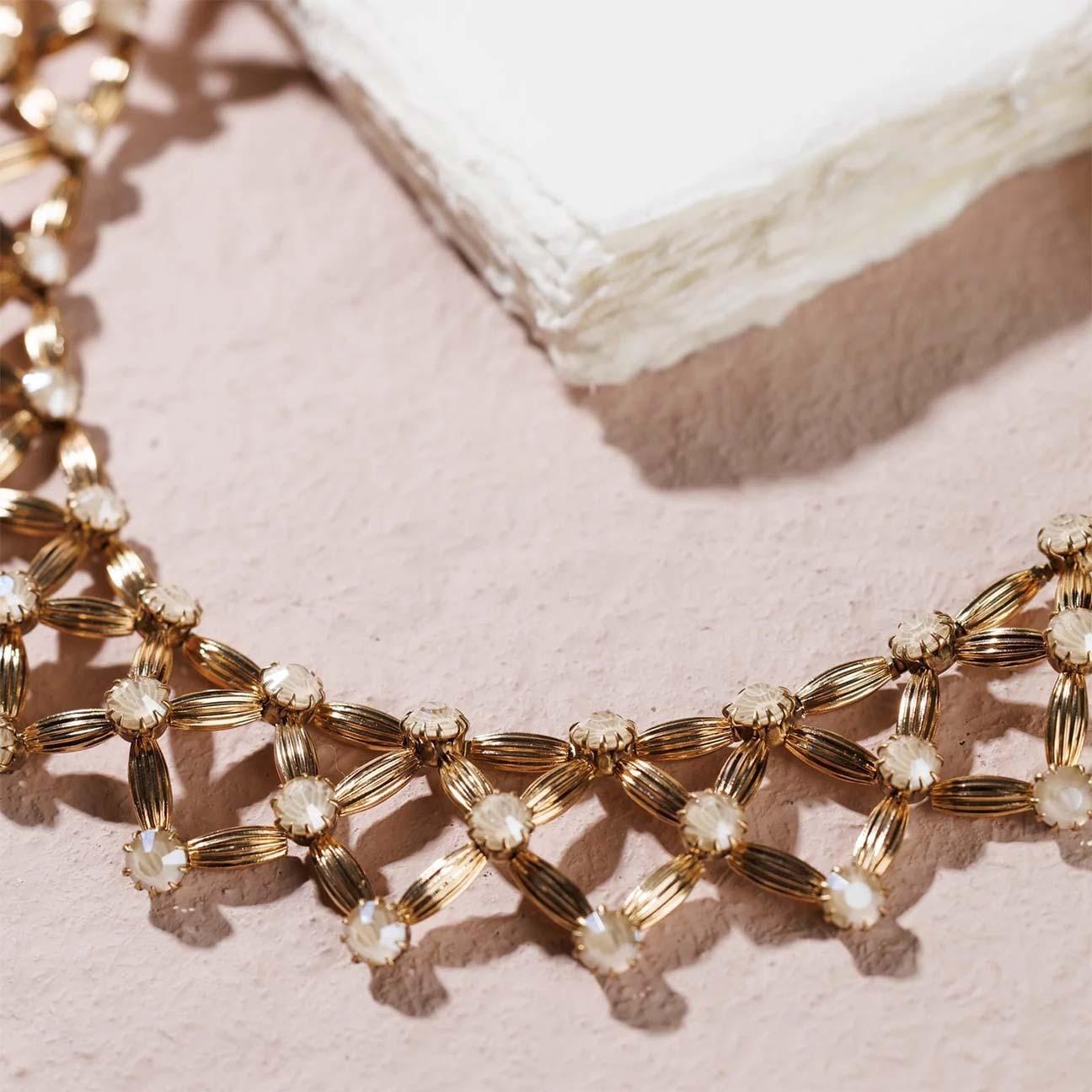 TATABORELLO Collana Giorno Oro Crema